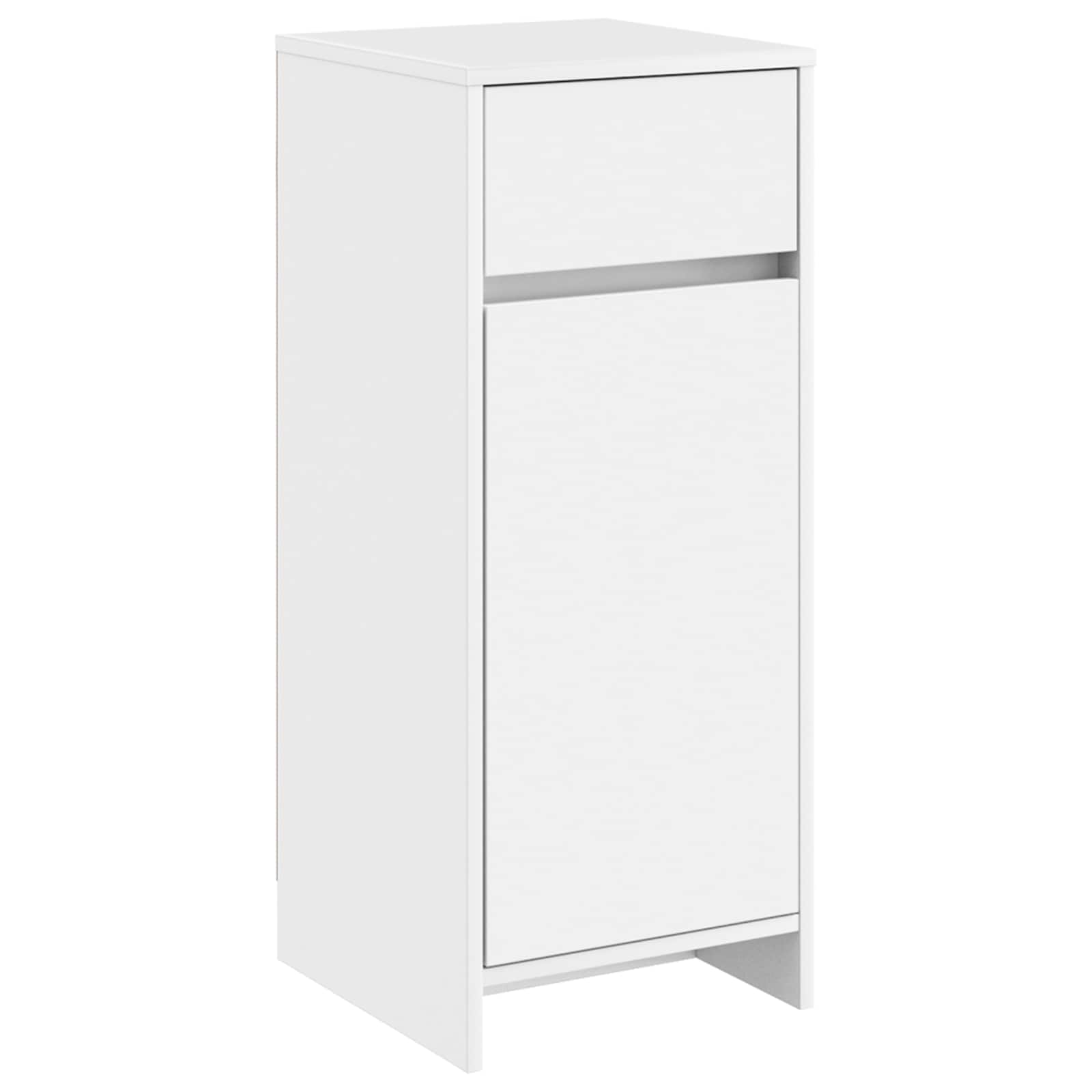 vidaXL Badkamerkast Wit 35 x 36,5 x 85 cm Bewerkt hout