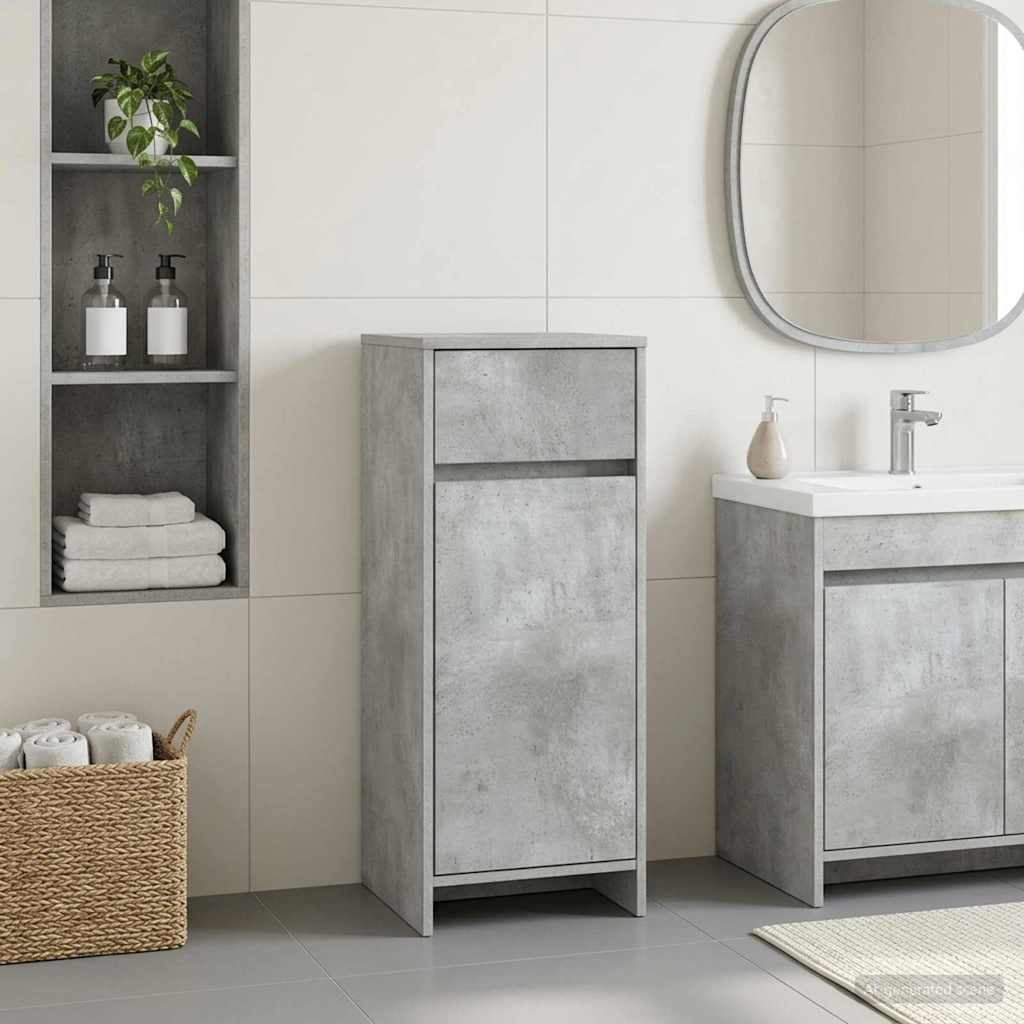 vidaXL Badkamerkast Wit 35 x 36,5 x 85 cm Bewerkt hout