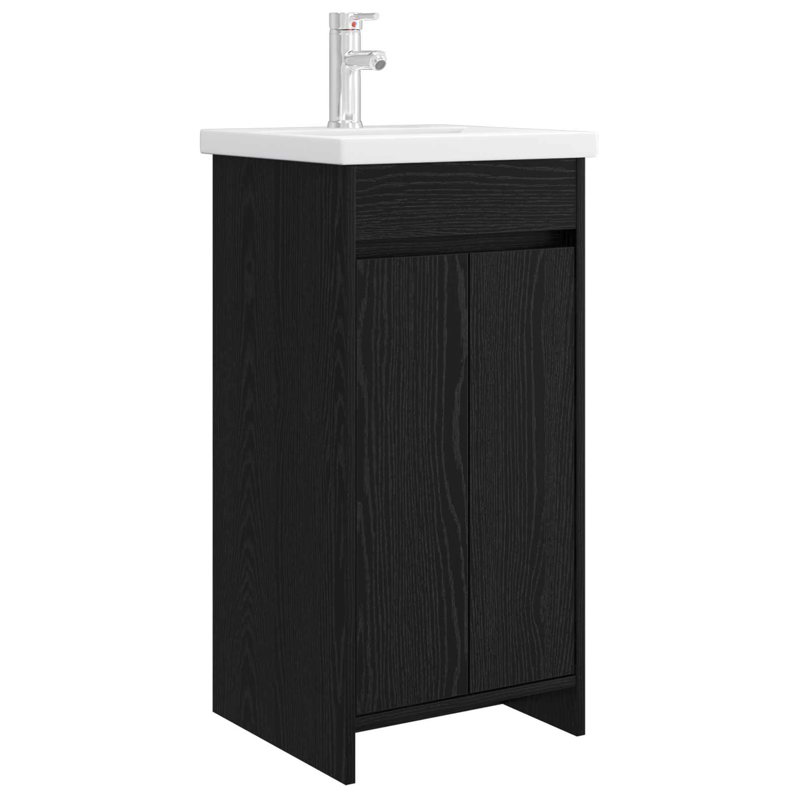 vidaXL Badkamermeubelset Wit 61 x 40 x 84,5 cm Bewerkt hout