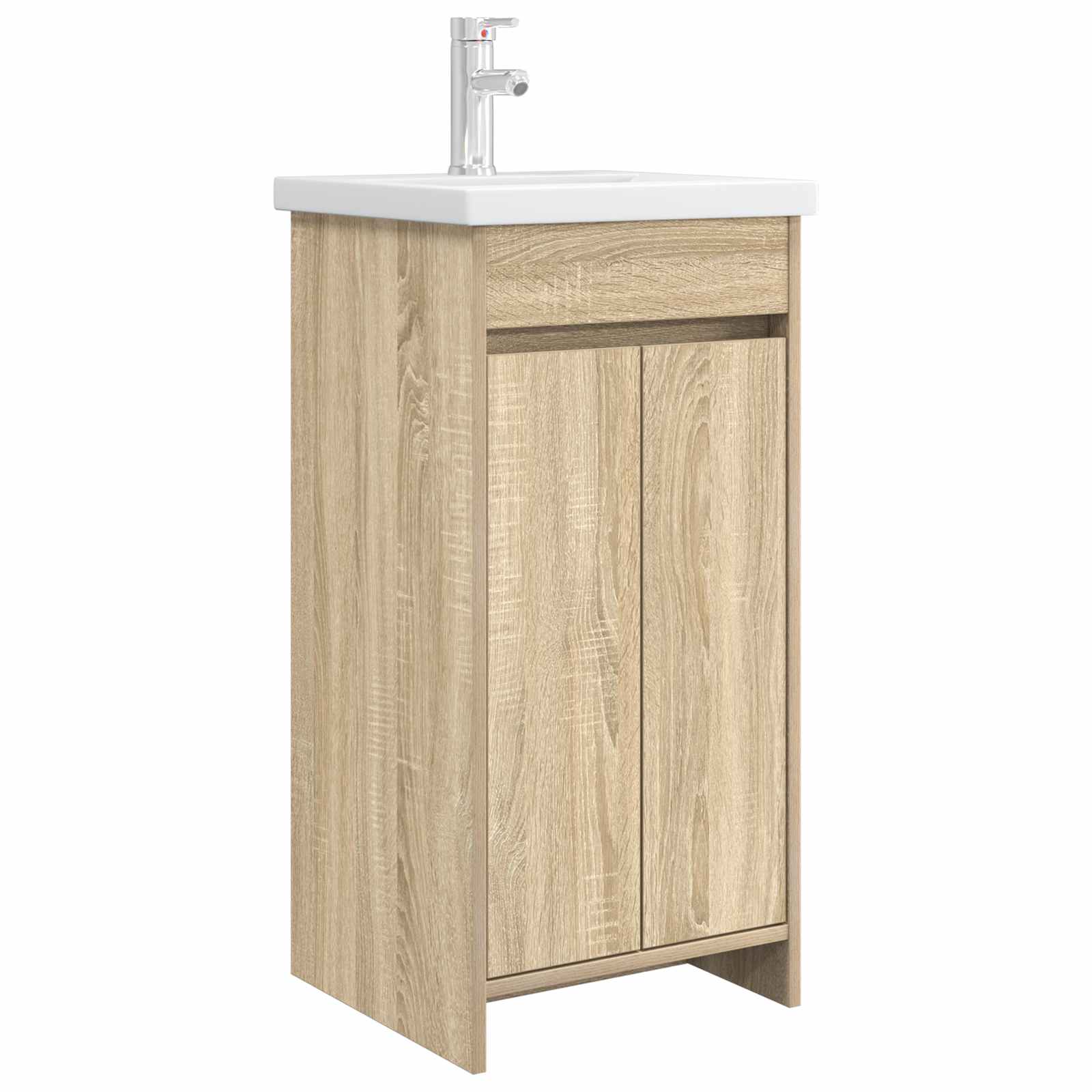 vidaXL Badkamermeubelset Wit 61 x 40 x 84,5 cm Bewerkt hout
