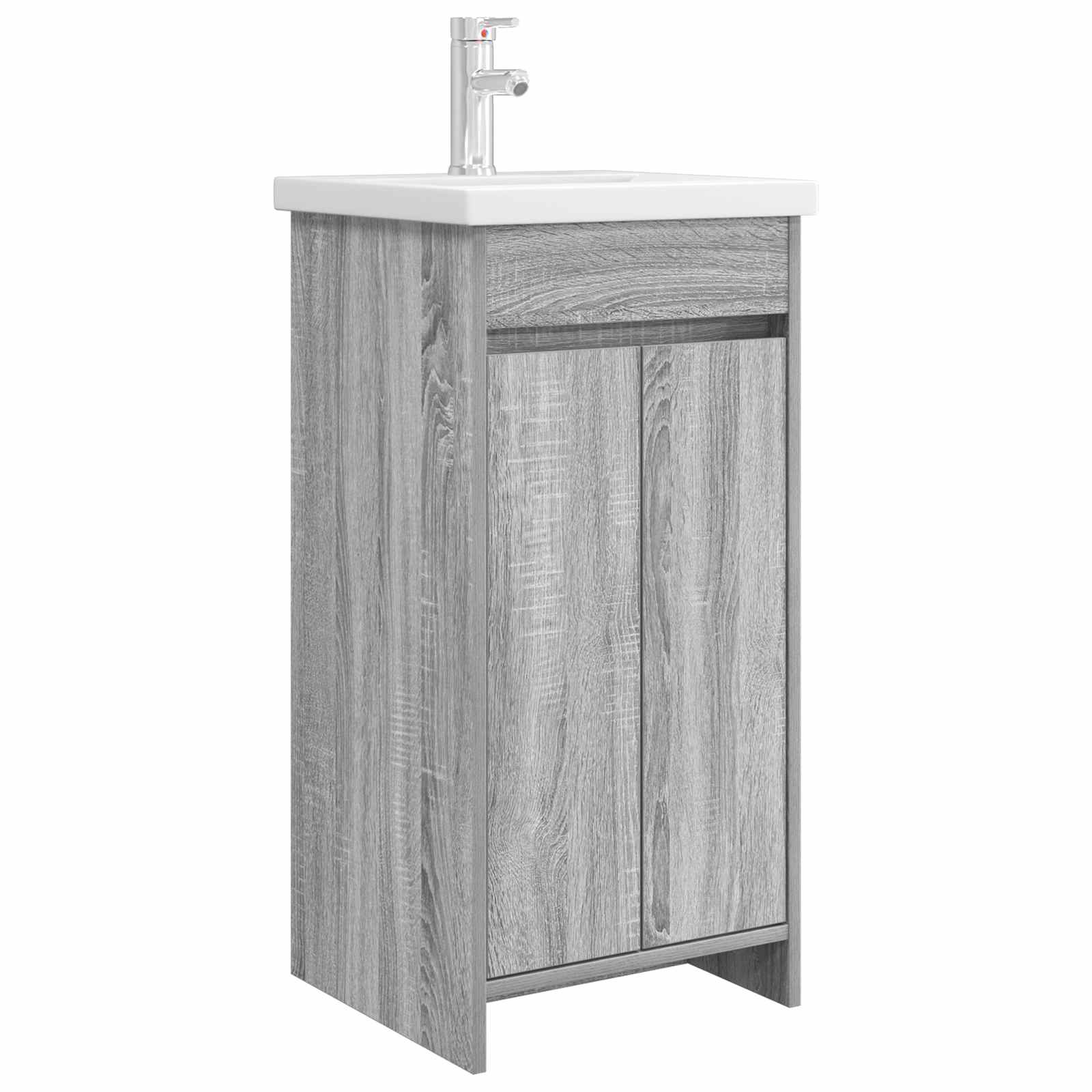 vidaXL Badkamermeubelset Wit 61 x 40 x 84,5 cm Bewerkt hout