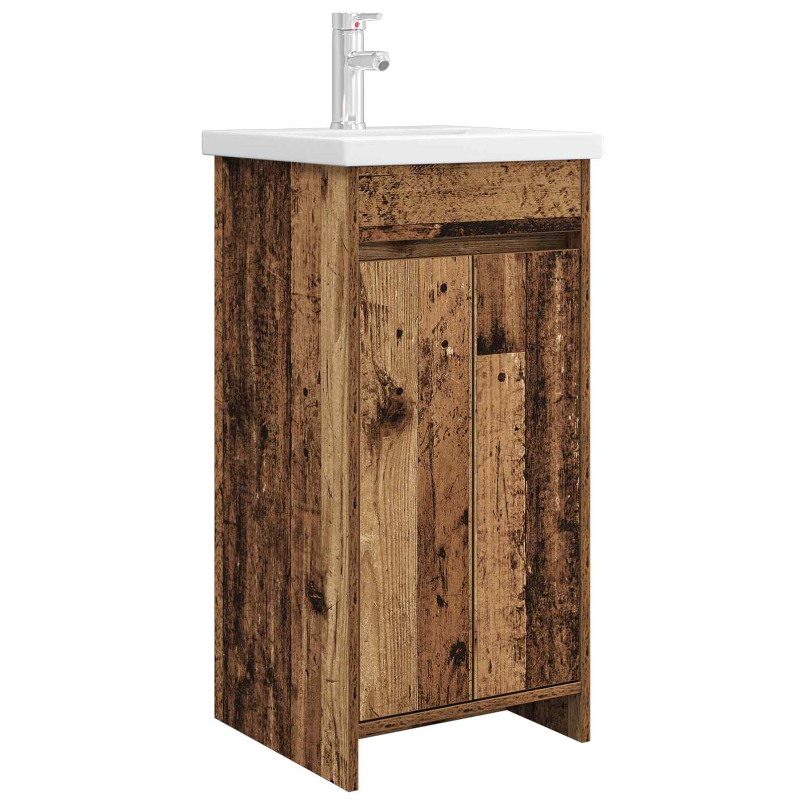 vidaXL Badkamermeubelset Wit 61 x 40 x 84,5 cm Bewerkt hout