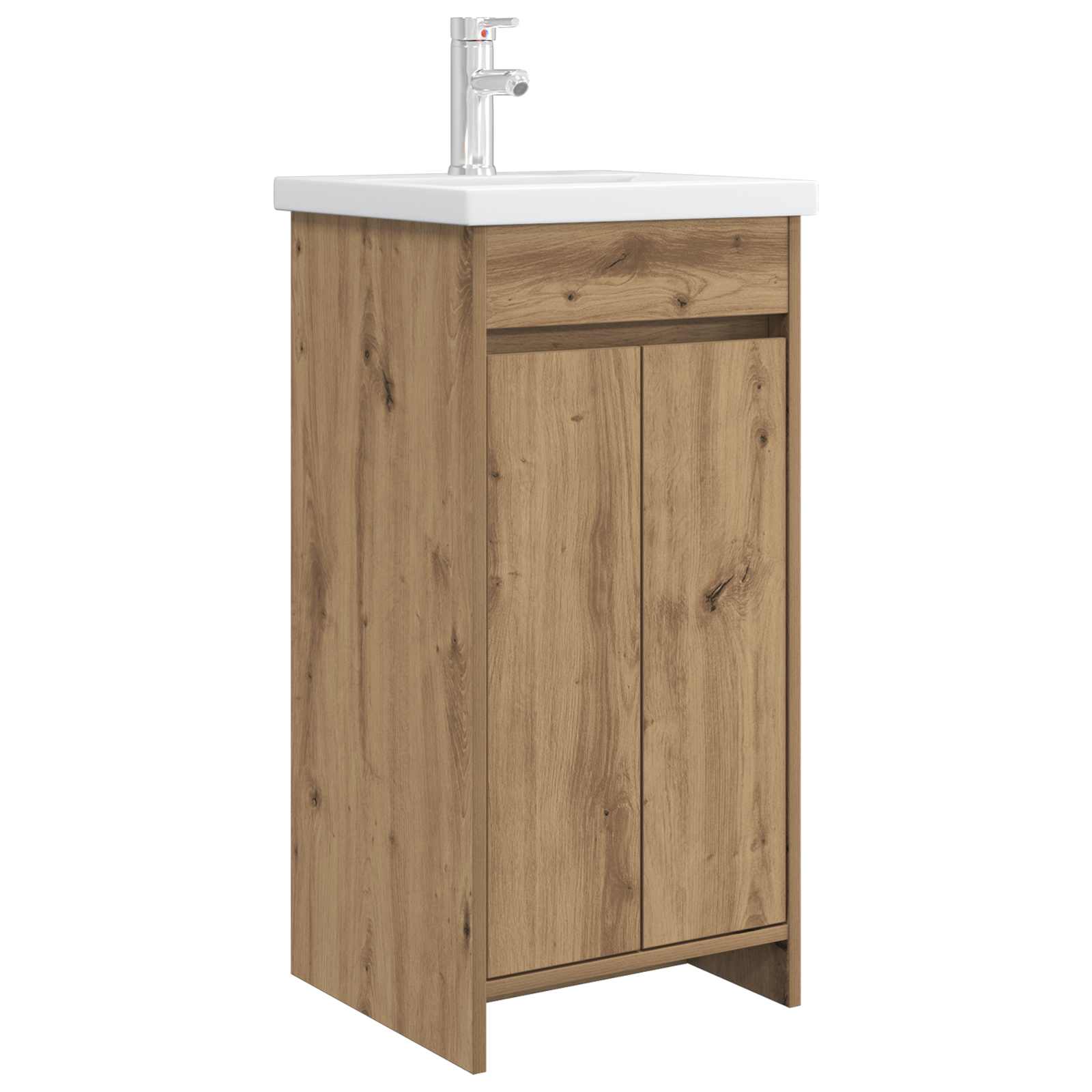 vidaXL Badkamermeubelset Wit 61 x 40 x 84,5 cm Bewerkt hout