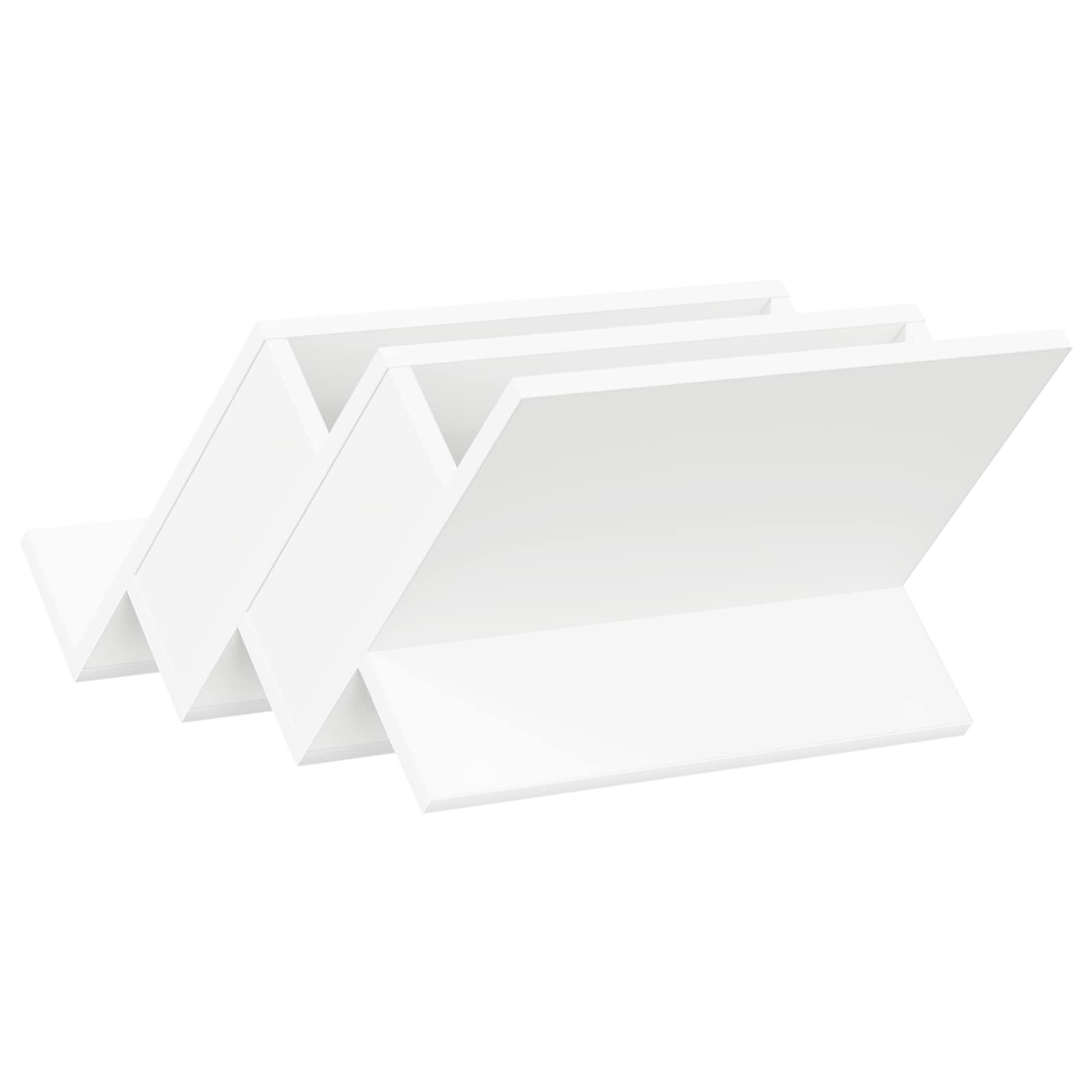 vidaXL Bijzetkast met plank Wit 57,5 x 40 x 42 cm Bewerkt hout