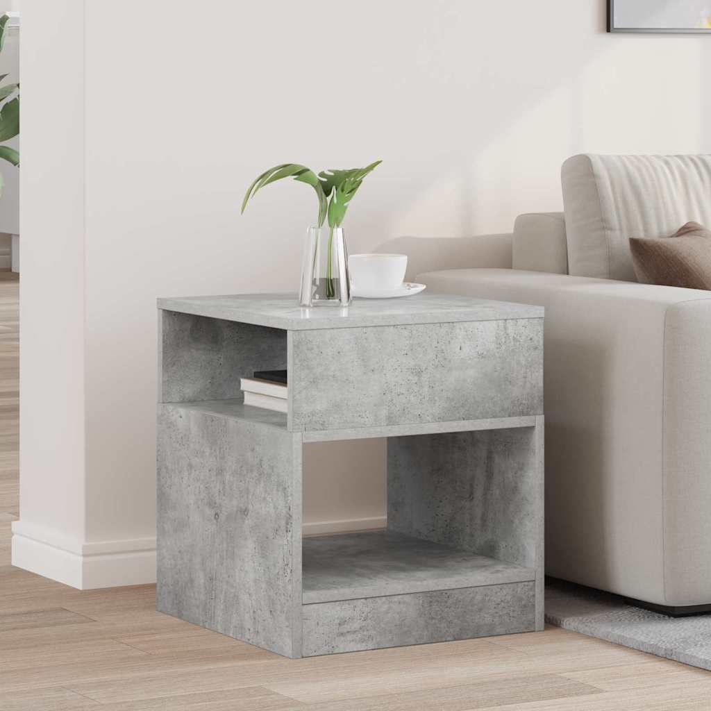 vidaXL Bijzettafel Wit 30,5 x 30 x 45 cm Bewerkt hout