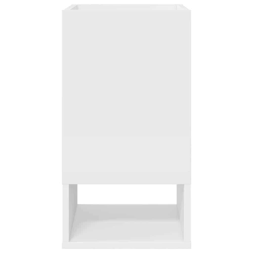 vidaXL Bijzettafel Wit 30 x 30 x 56 cm Bewerkt hout