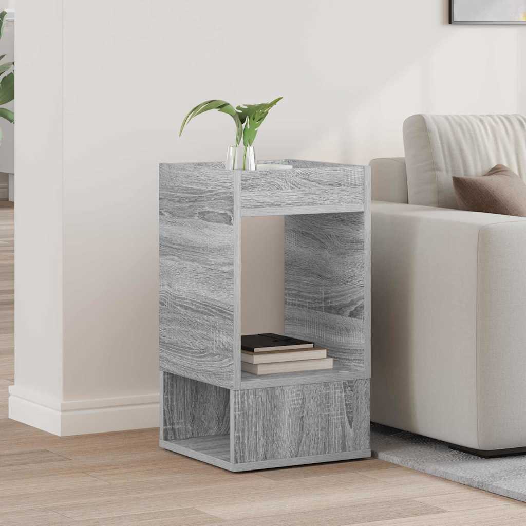 vidaXL Bijzettafel Wit 30 x 30 x 56 cm Bewerkt hout