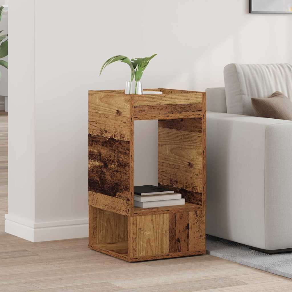 vidaXL Bijzettafel Wit 30 x 30 x 56 cm Bewerkt hout
