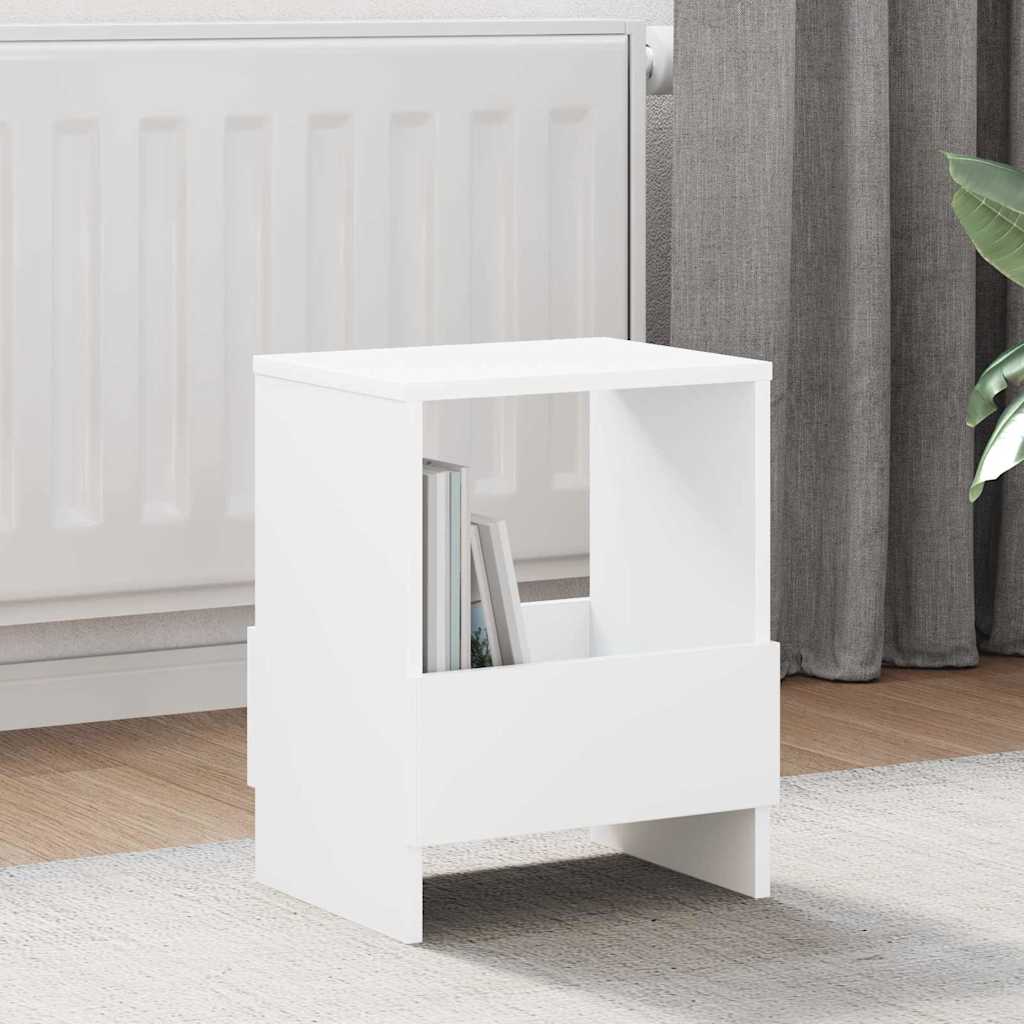 vidaXL Tijdschrift Rek Wit 102 x 30 x 45 cm