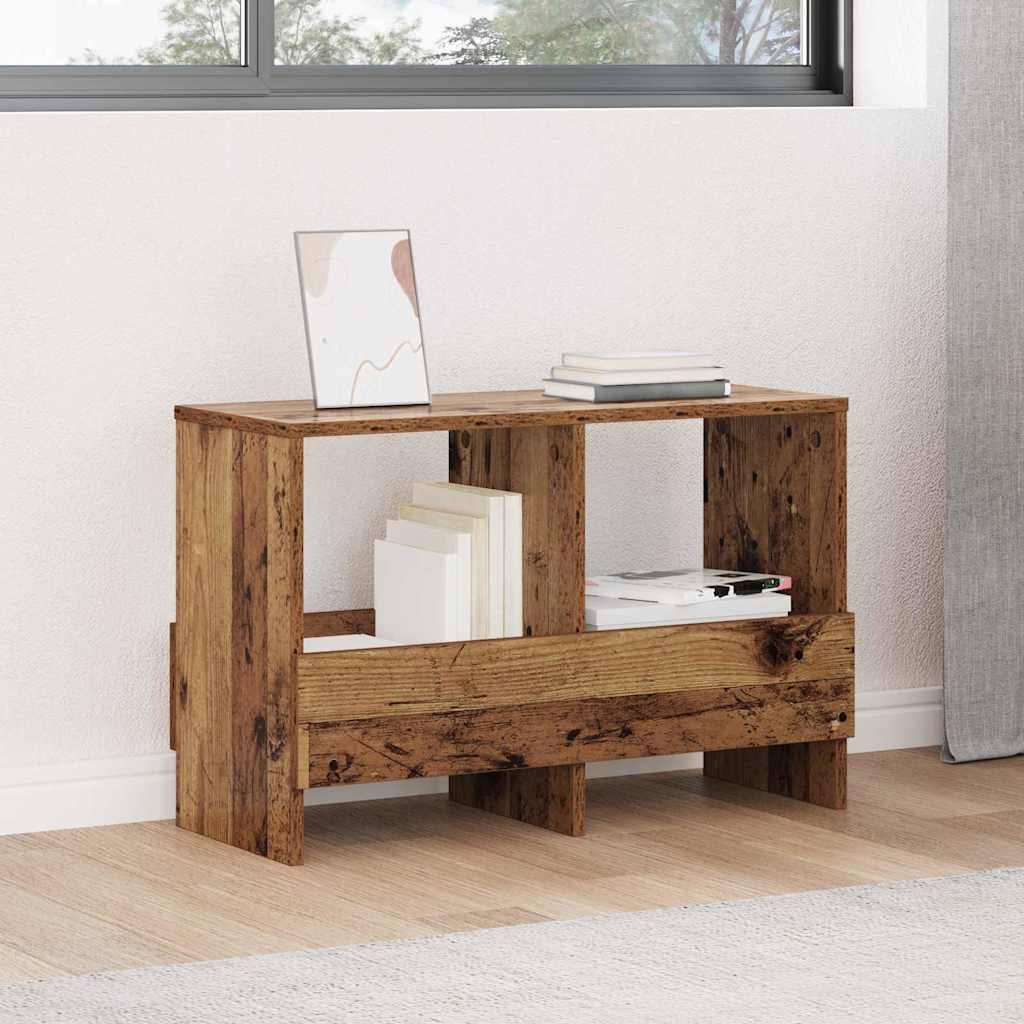 vidaXL Tijdschrift Rek Wit 102 x 30 x 45 cm