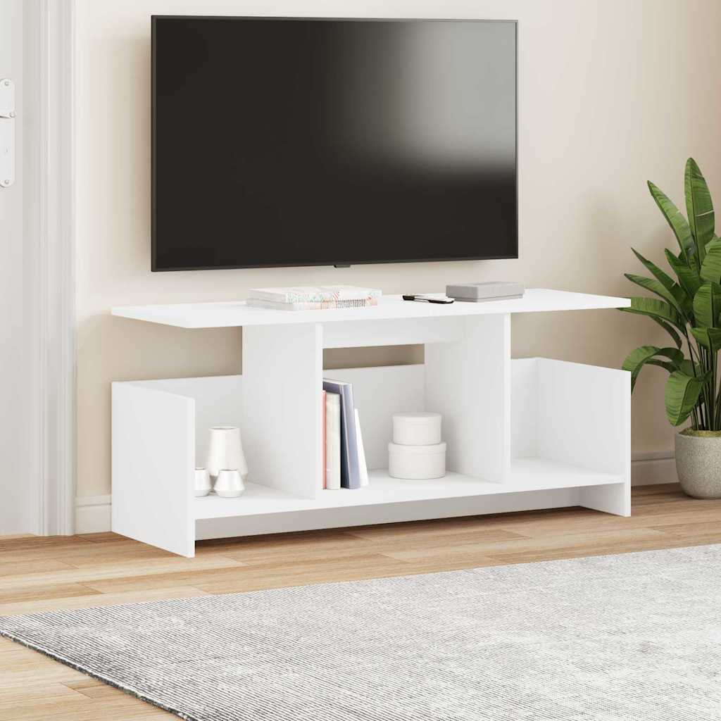 vidaXL TV-standaard Wit 102 x 35 x 45 cm Bewerkt hout