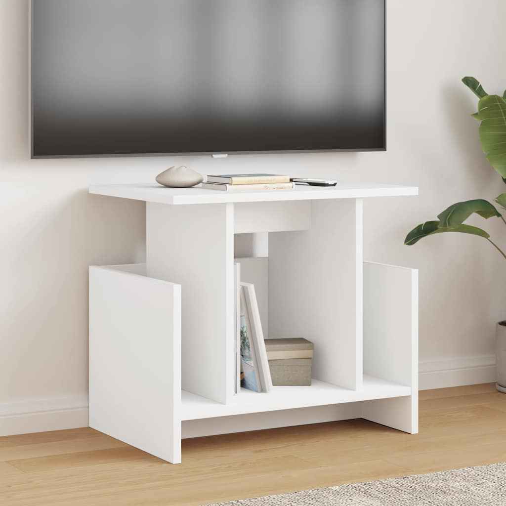 vidaXL TV-standaard Wit 102 x 35 x 45 cm Bewerkt hout
