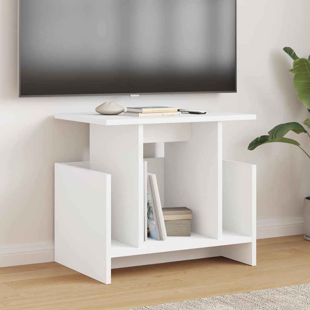 vidaXL TV-standaard Wit 102 x 35 x 45 cm Bewerkt hout
