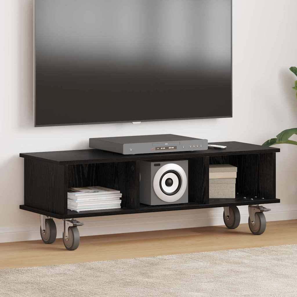 vidaXL TV-standaard Wit 100 x 35 x 35 cm Bewerkt hout