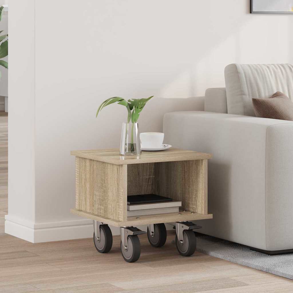 vidaXL TV-standaard Wit 100 x 35 x 35 cm Bewerkt hout