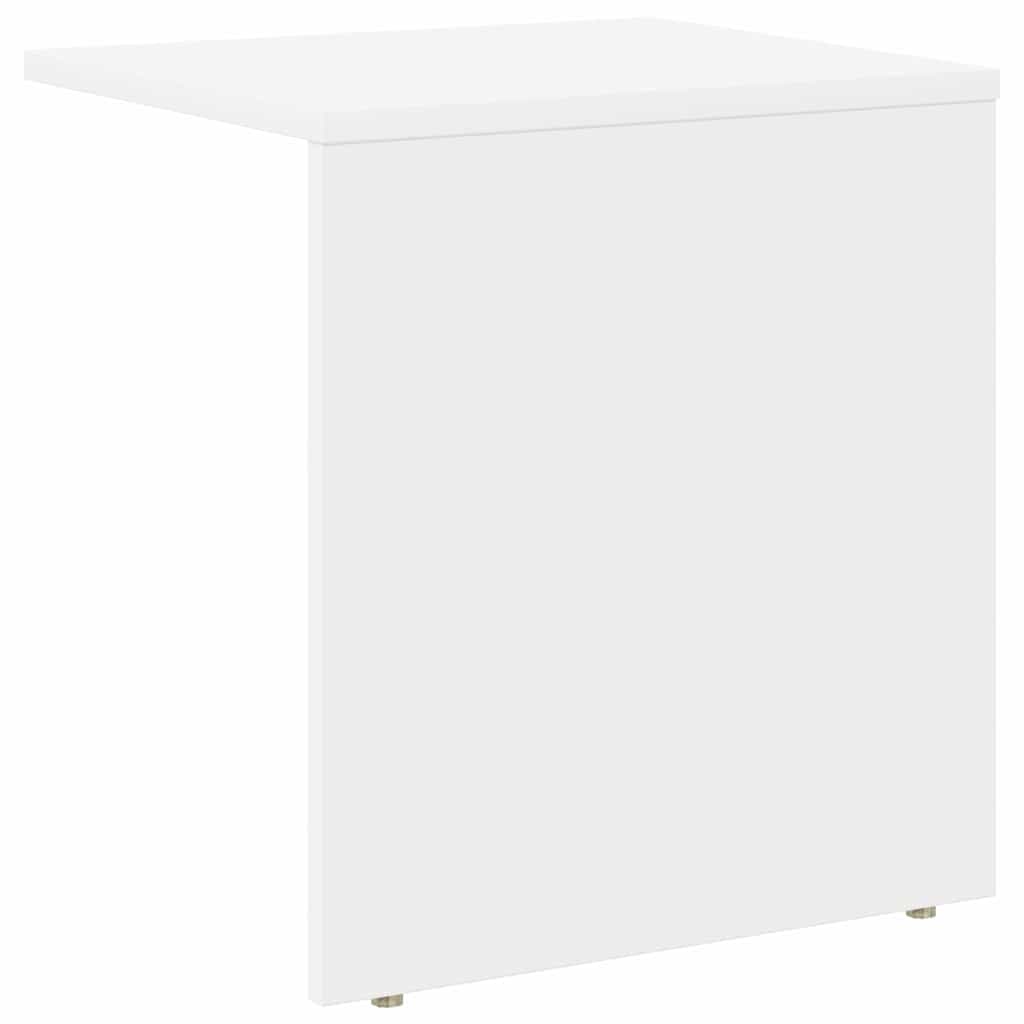 vidaXL Bijzettafel Wit 37 x 32 x 40 cm Bewerkt hout