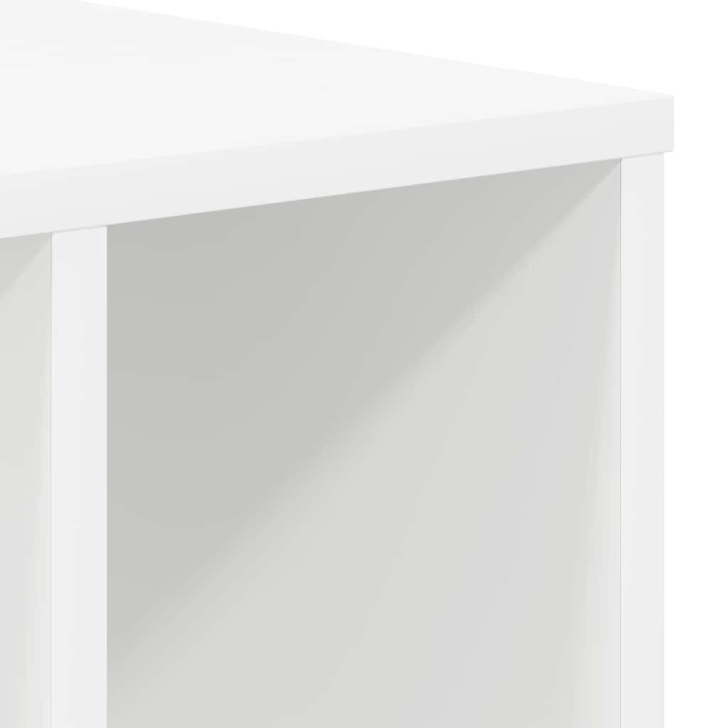 vidaXL Bijzettafel Wit 37 x 32 x 40 cm Bewerkt hout