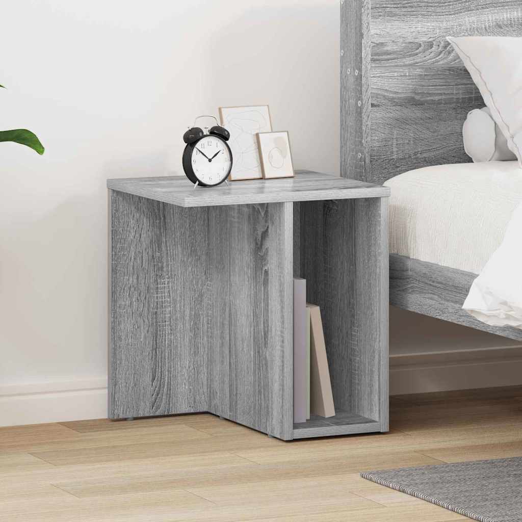 vidaXL Bijzettafel Wit 37 x 32 x 40 cm Bewerkt hout