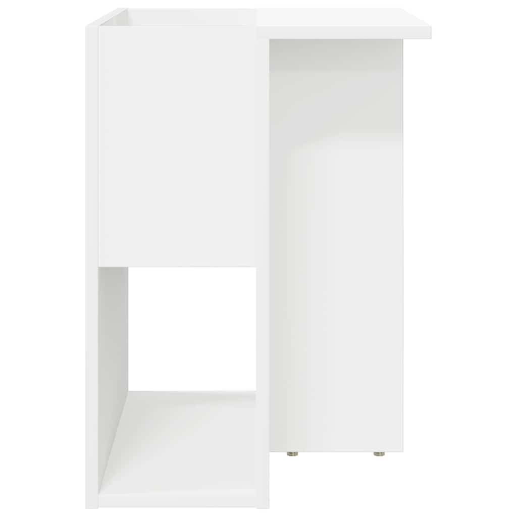 vidaXL Bijzettafel Wit 35 x 40 x 55 cm Bewerkt hout