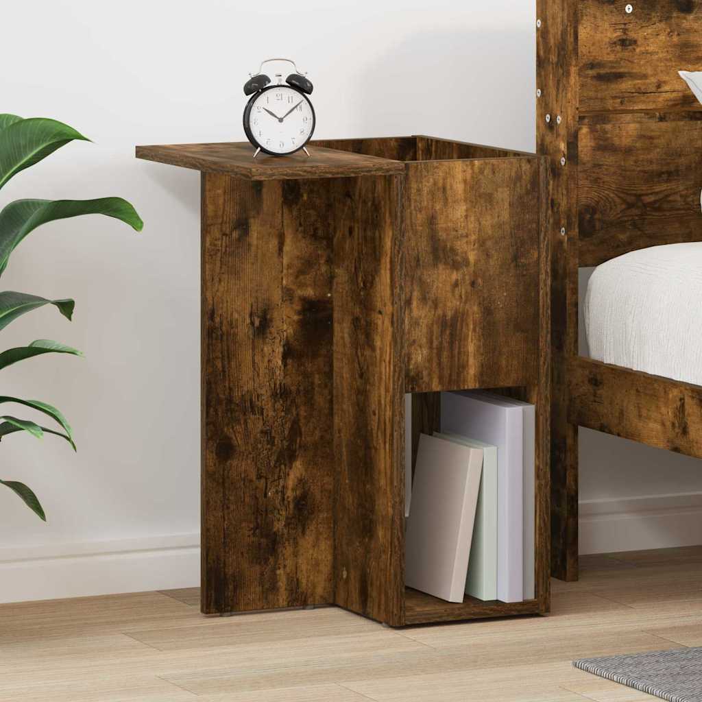 vidaXL Bijzettafel Wit 35 x 40 x 55 cm Bewerkt hout