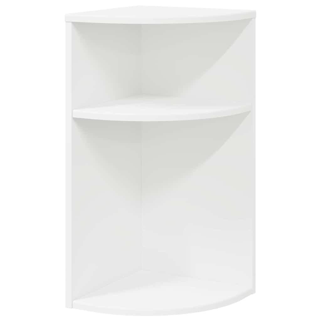 vidaXL Bijzettafel Wit 29,6 x 29,6 x 60 cm Bewerkt hout