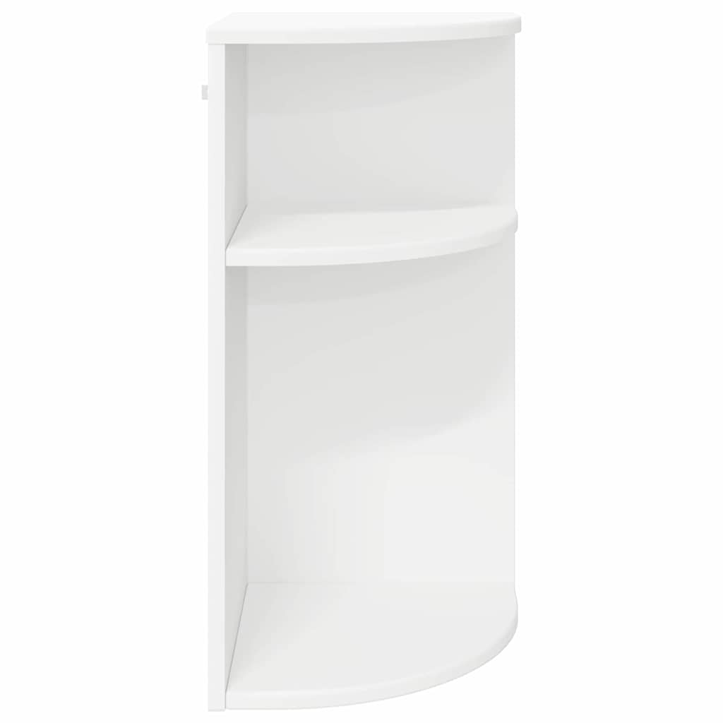 vidaXL Bijzettafel Wit 29,6 x 29,6 x 60 cm Bewerkt hout