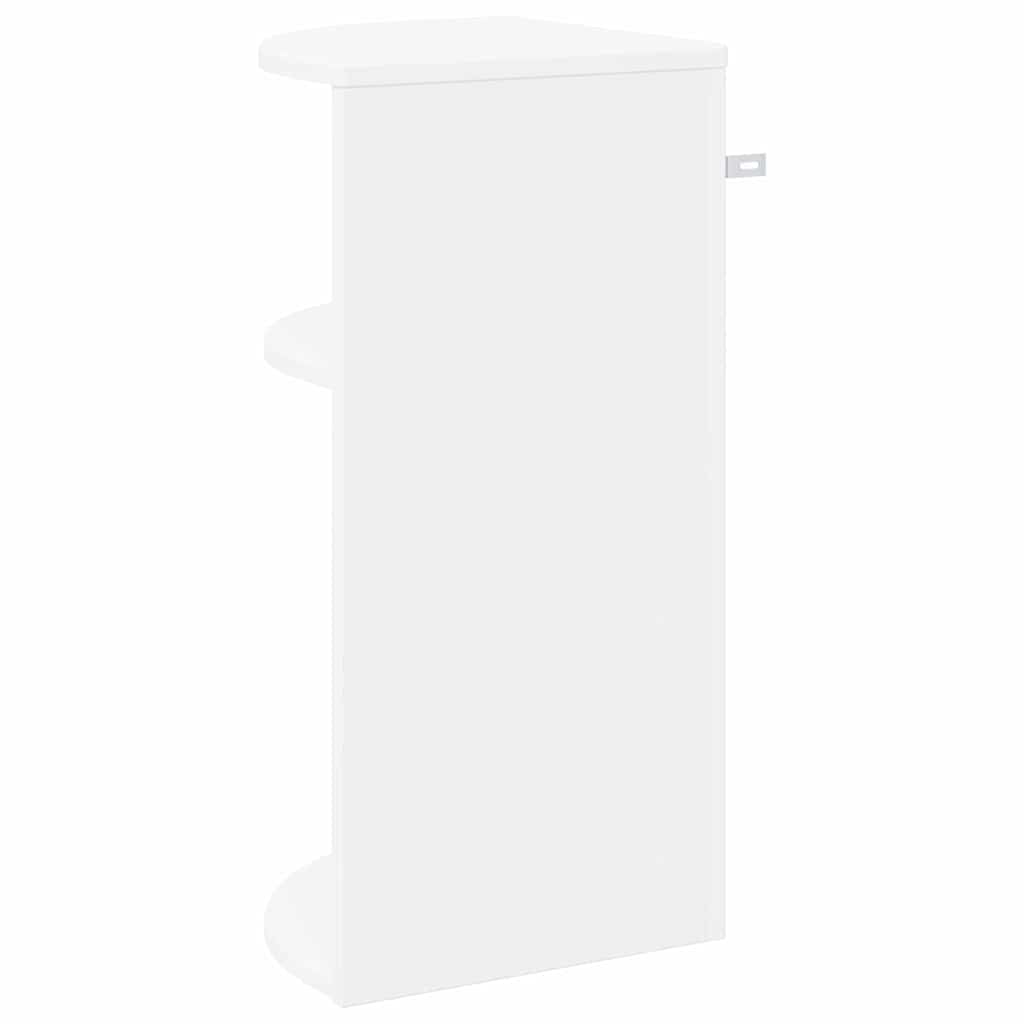 vidaXL Bijzettafel Wit 29,6 x 29,6 x 60 cm Bewerkt hout