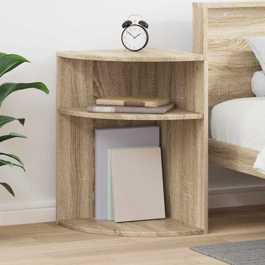 vidaXL Bijzettafel Wit 29,6 x 29,6 x 60 cm Bewerkt hout