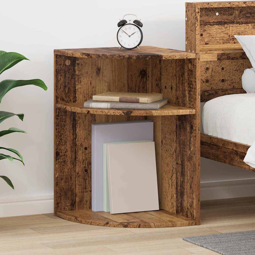 vidaXL Bijzettafel Wit 29,6 x 29,6 x 60 cm Bewerkt hout