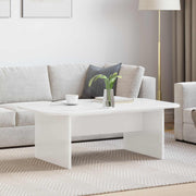 vidaXL Salontafel Wit 93 x 53 x 33 cm Bewerkt hout