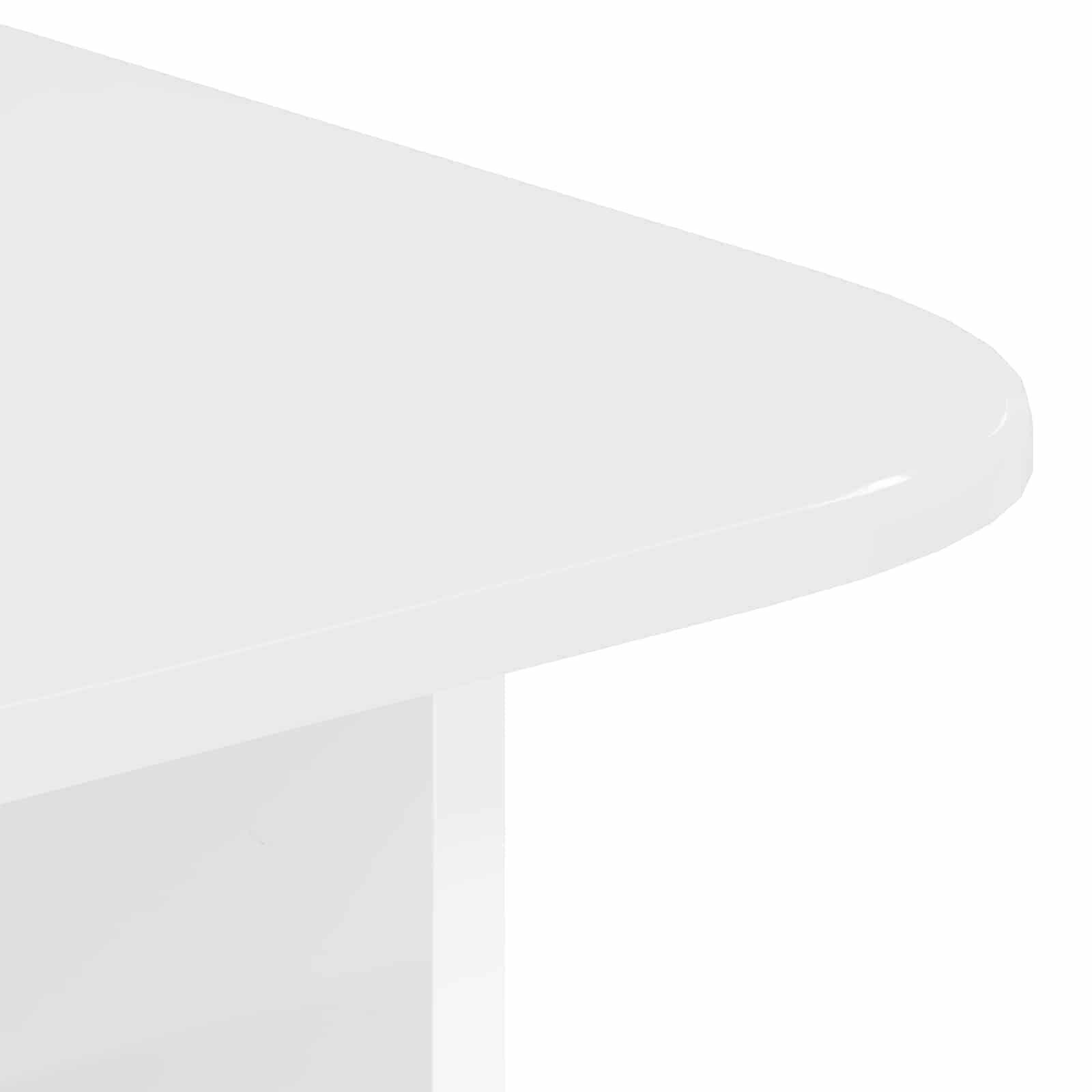 vidaXL Salontafel Wit 93 x 53 x 33 cm Bewerkt hout