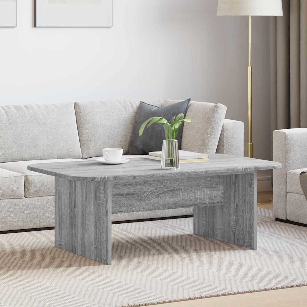 vidaXL Salontafel Wit 93 x 53 x 33 cm Bewerkt hout