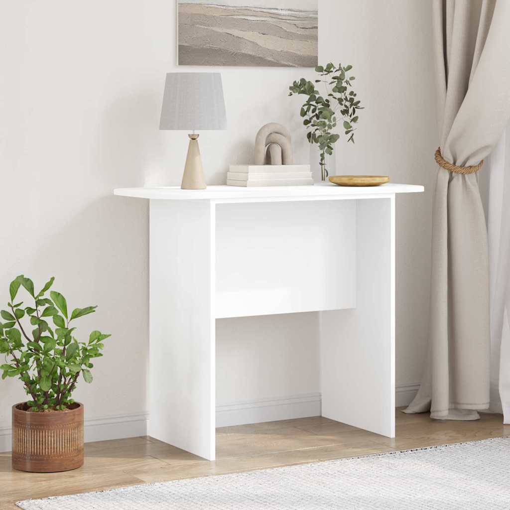 vidaXL Wandtafel Wit 93 x 40 x 75 cm Bewerkt hout
