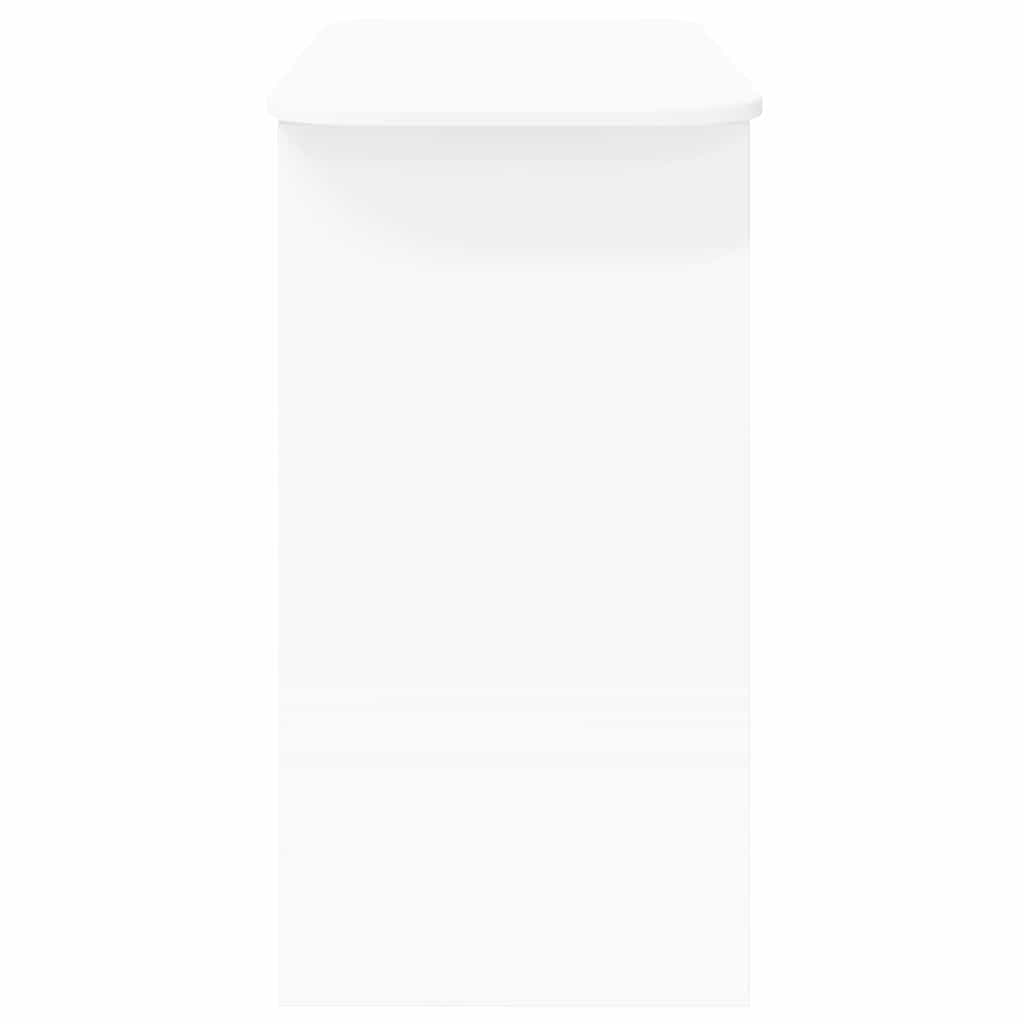 vidaXL Wandtafel Wit 93 x 40 x 75 cm Bewerkt hout