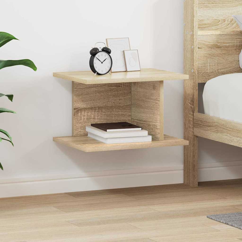vidaXL Nachtkastje Wit 40 x 30 x 25 cm Bewerkt hout