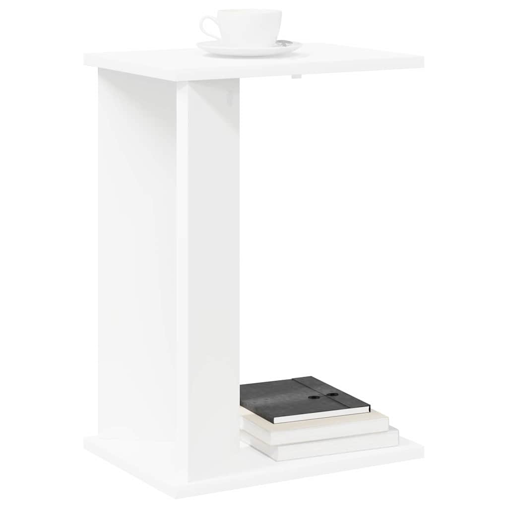 vidaXL Bijzettafel Wit 35 x 25 x 50 cm Bewerkt hout