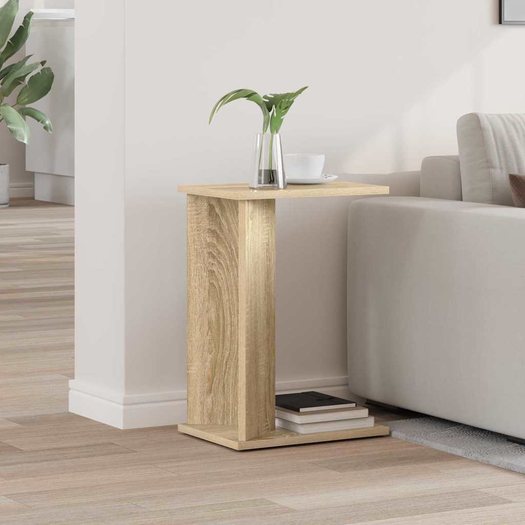 vidaXL Bijzettafel Wit 35 x 25 x 50 cm Bewerkt hout