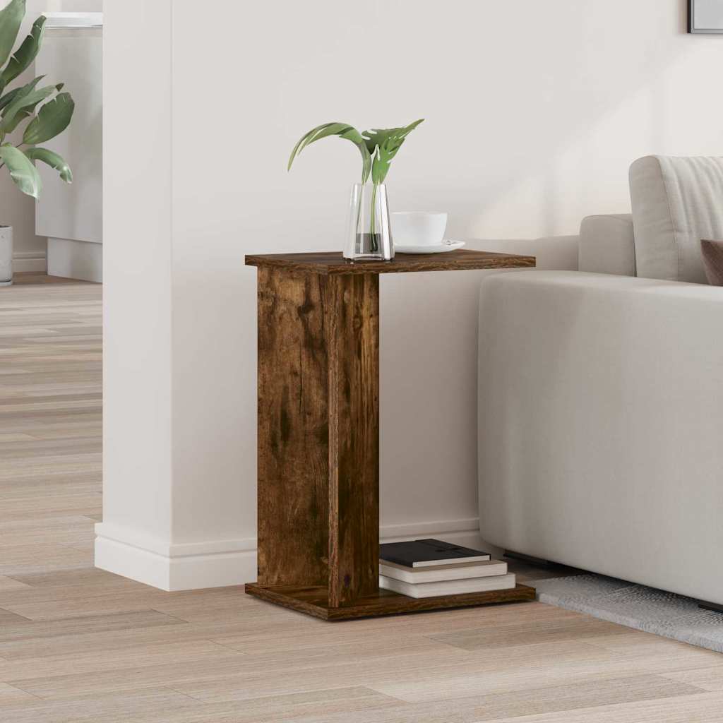 vidaXL Bijzettafel Wit 35 x 25 x 50 cm Bewerkt hout