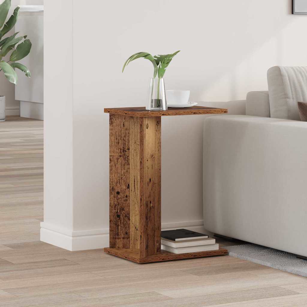 vidaXL Bijzettafel Wit 35 x 25 x 50 cm Bewerkt hout