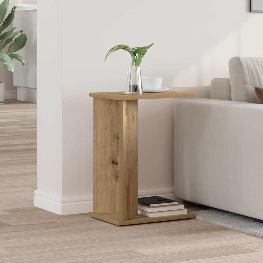 vidaXL Bijzettafel Wit 35 x 25 x 50 cm Bewerkt hout