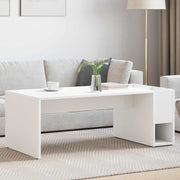 vidaXL Salontafel Wit 101,5 x 50 x 37 cm Bewerkt hout