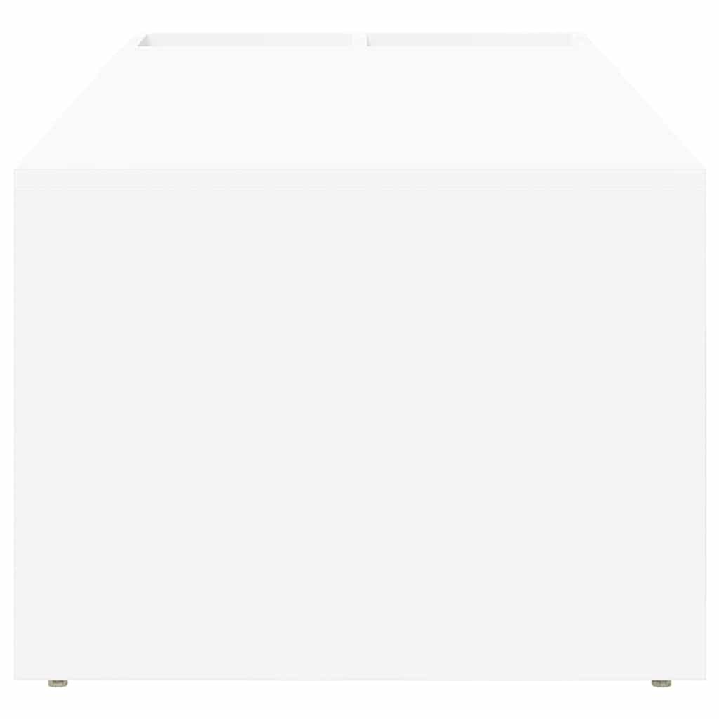 vidaXL Salontafel Wit 101,5 x 50 x 37 cm Bewerkt hout