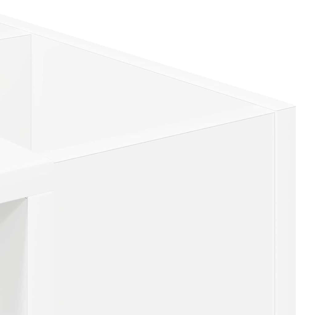 vidaXL Salontafel Wit 101,5 x 50 x 37 cm Bewerkt hout