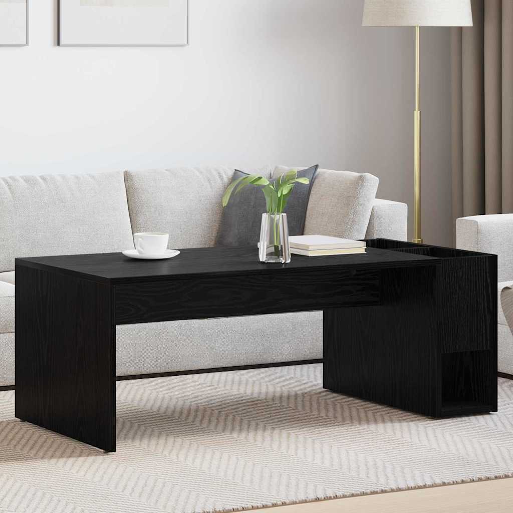 vidaXL Salontafel Wit 101,5 x 50 x 37 cm Bewerkt hout