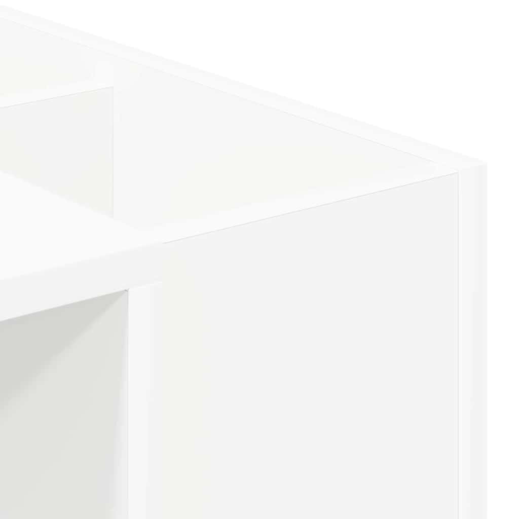 vidaXL Bureau Wit 109 x 50 x 78 cm Bewerkt hout