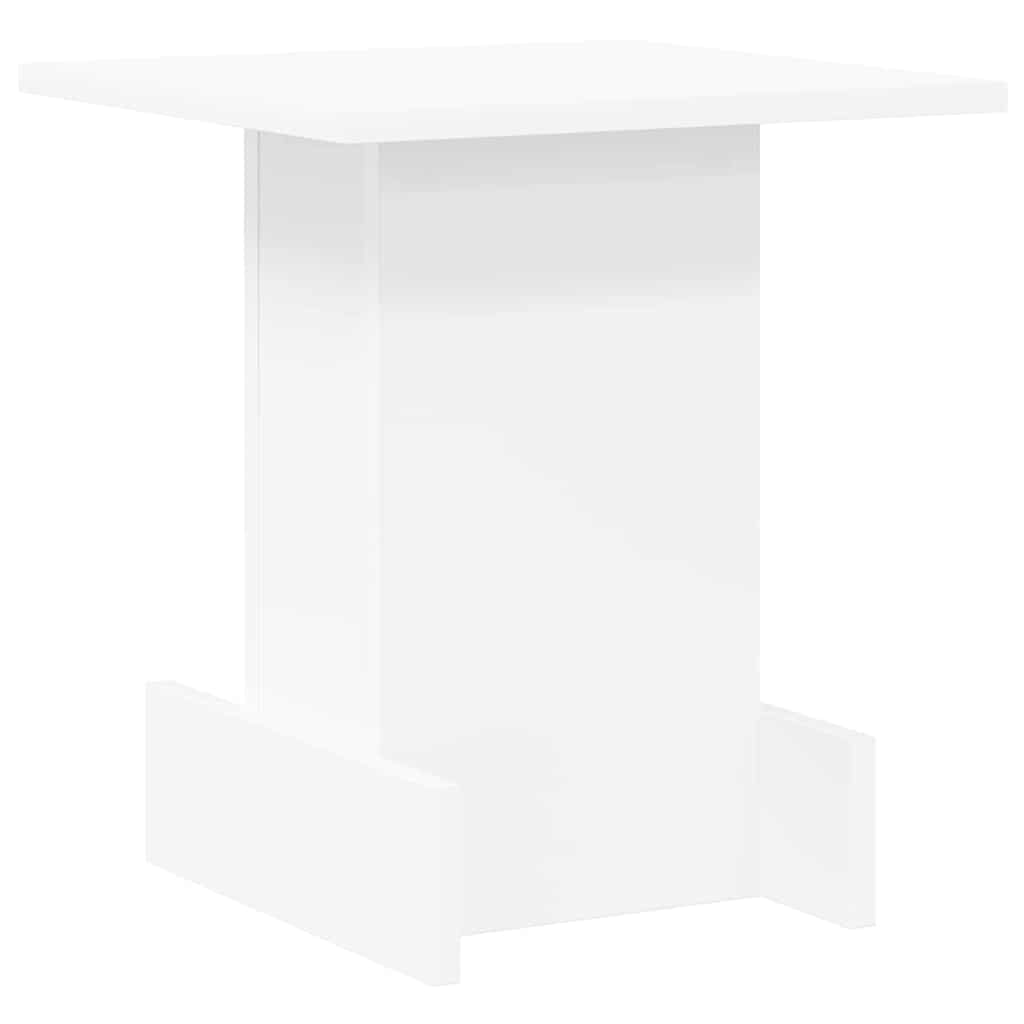 vidaXL Bijzettafel Wit 44,5 x 45 x 55 cm Bewerkt hout