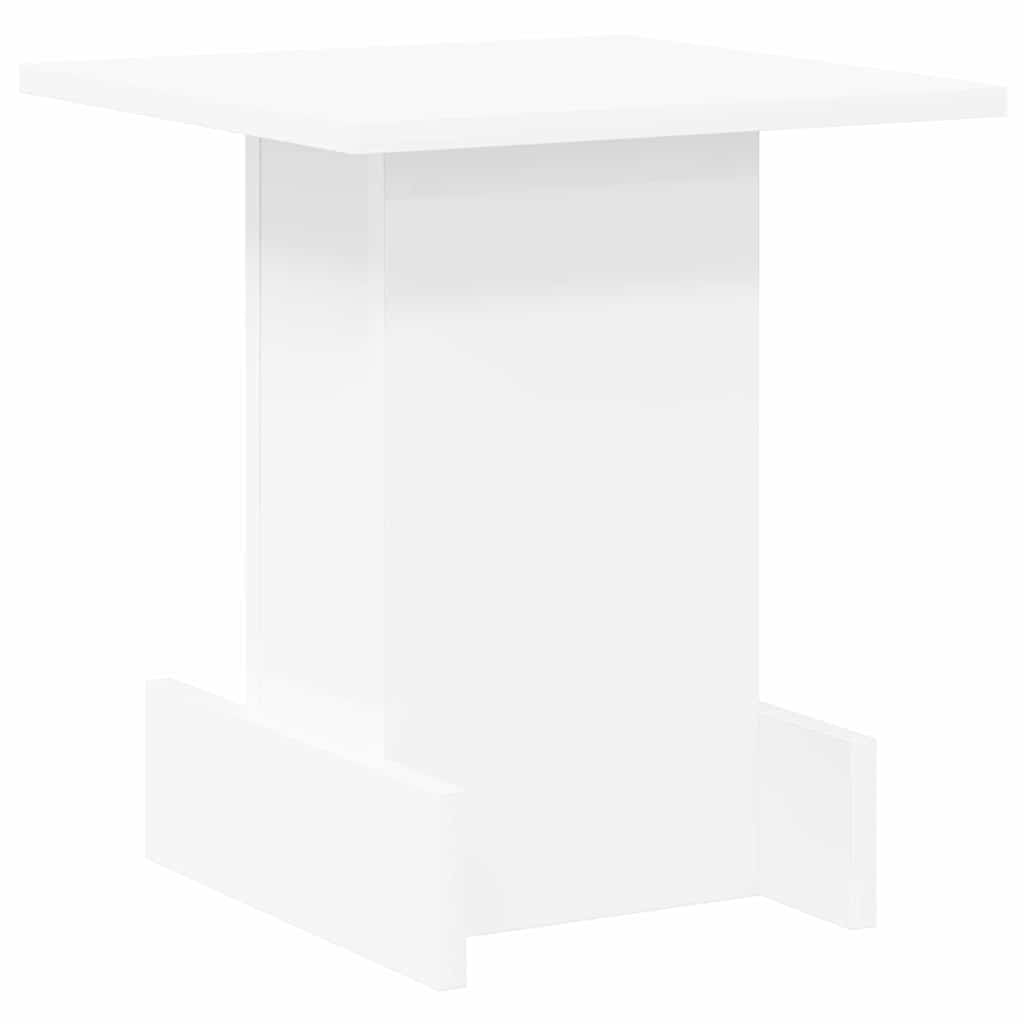 vidaXL Bijzettafel Wit 44,5 x 45 x 55 cm Bewerkt hout