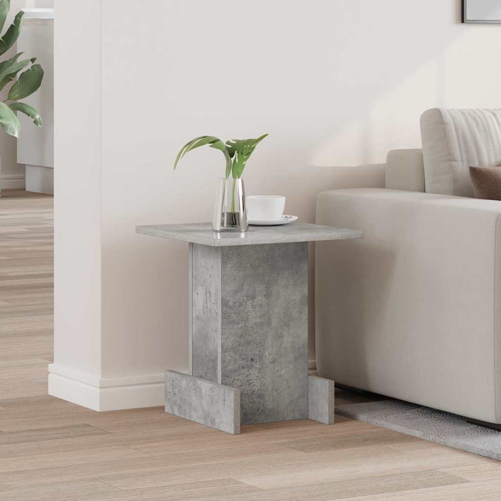 vidaXL Bijzettafel Wit 44,5 x 45 x 55 cm Bewerkt hout