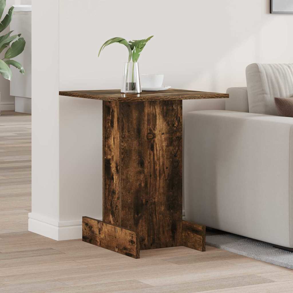 vidaXL Bijzettafel Wit 44,5 x 45 x 55 cm Bewerkt hout