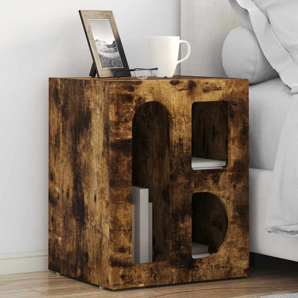 vidaXL Nachtkastje Wit 40 x 35 x 50 cm Bewerkt hout